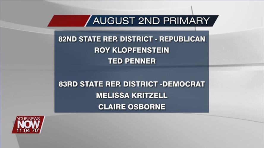 What races are on the local August 2nd ballot?