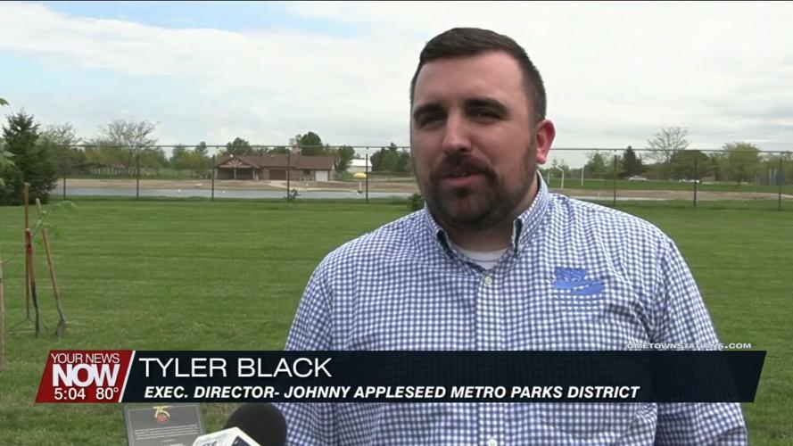 Hackberry tree planted at Ottawa Metro Park commemorates the 75th anniversary of ODNR