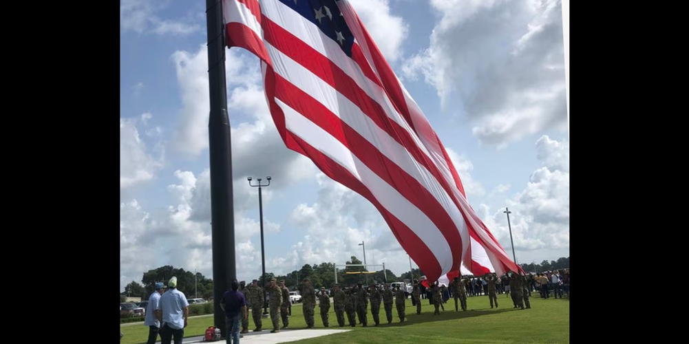 Defiance Flag Ceremony