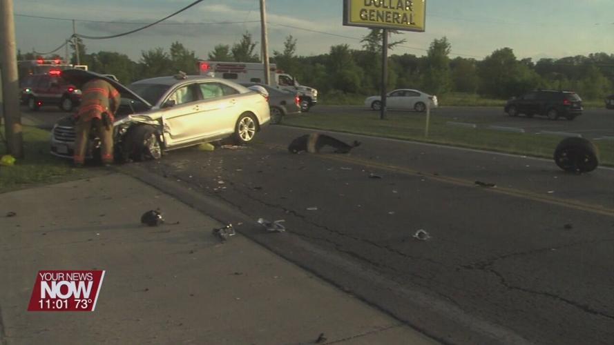 Three People Injured in Car Crash
