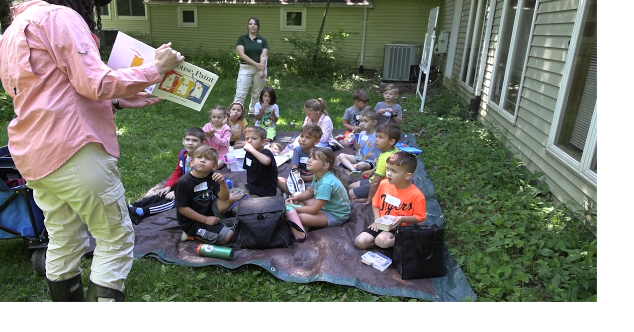 Young campers explore colors in nature at JAMPD summer program