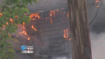 Two alarm fire on North Jameson in Lima