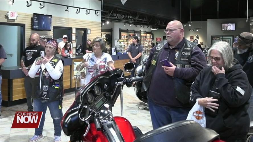 "Chair of Honor" unveiled at Harley Davidson Lima