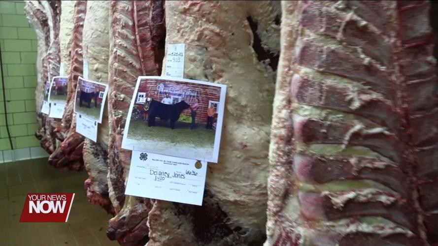 Judges from OSU Extension explain what they are looking for at annual Kewpee Carcass Show