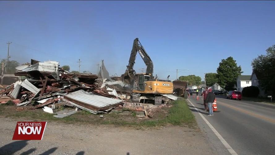 Allen County Land Bank demolishes old warehouse on State Route 309