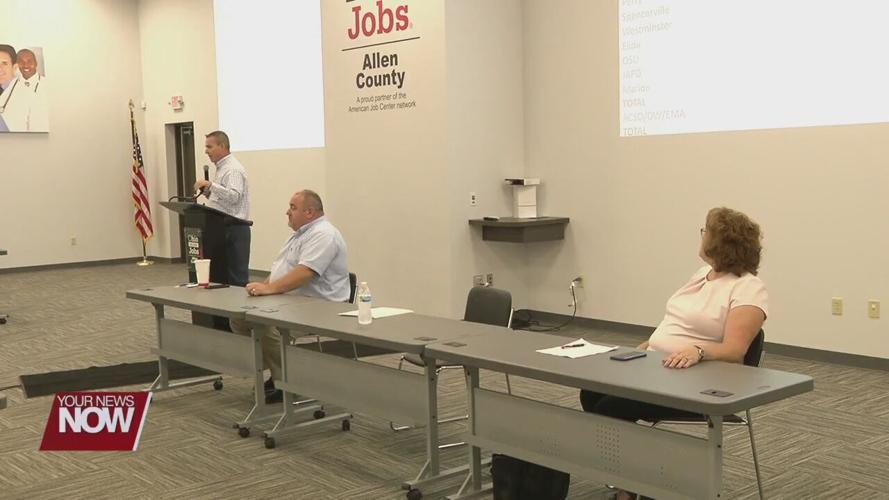 Meeting held at Ohio Means Jobs to further discuss Allen County Centralized Dispatch Center