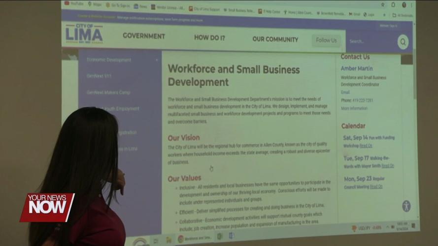City of Lima talks about grants available to small businesses