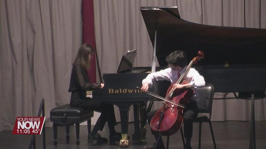 Vocalists and string musicians perform in the 60th Young Artist Competition