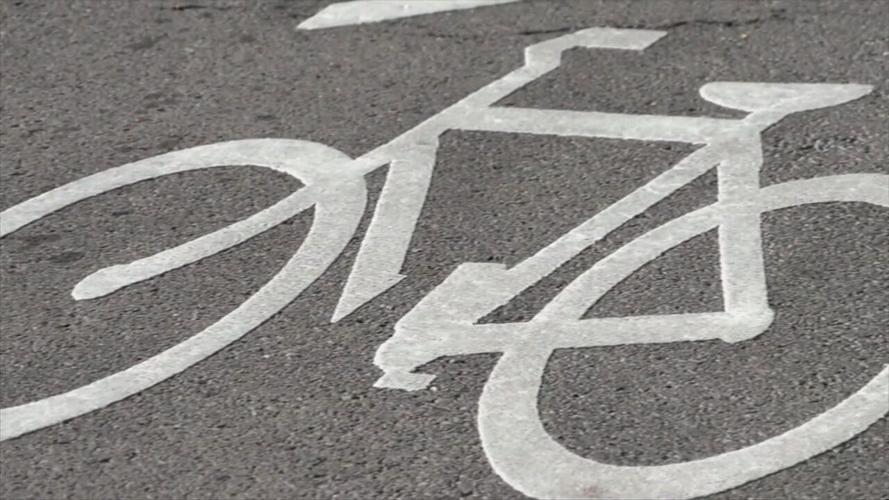 City of Lima replacing bike lane markers thanks to a grant from Allen County Public Health