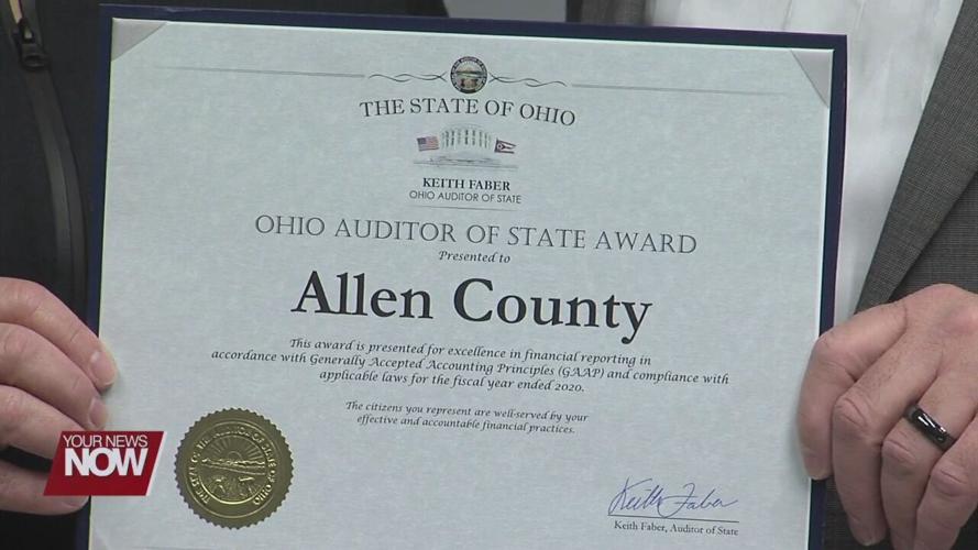 Allen County Auditor's Office receives clean audit award for the third