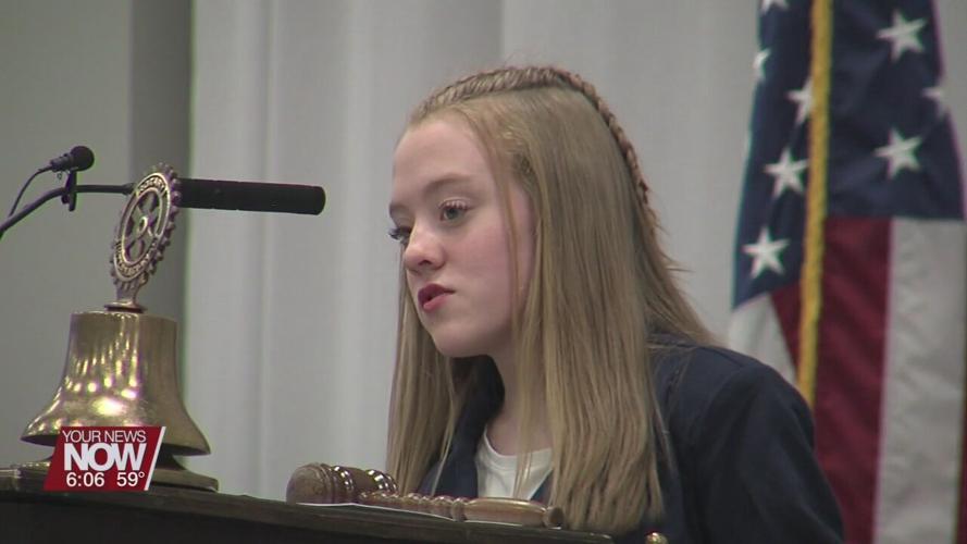 Winners of Lima Rotary 4-Way Test Speech competition present essays