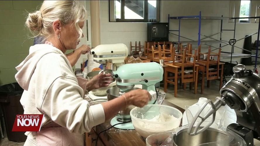 St. Patrick Catholic Church in Spencerville prepping for Apple Dumpling Luncheon