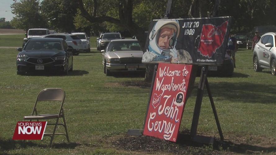 First on the Moon to raffle artwork from famous Armstrong mural artist