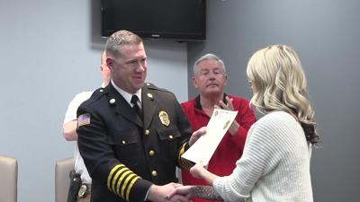 Quick action earns Shawnee Township resident Lifesaver Award after Yoakam Road fire