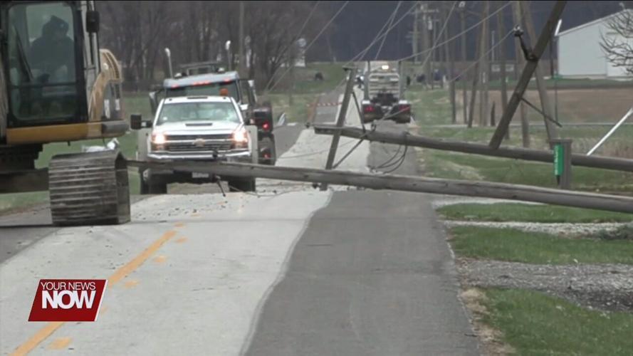 National Weather Service says 1 and maybe more tornadoes strike Auglaize County