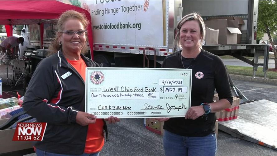 "Car & Bike Nite" Concludes Summer Season and Raises Over $1,000 for the West Ohio Food Bank