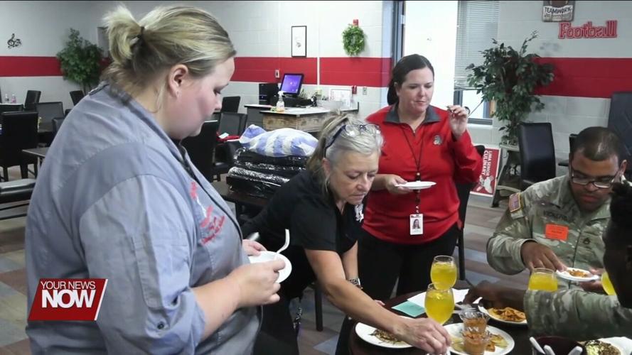 Lima Senior culinary students whip up delicious dishes using MREs