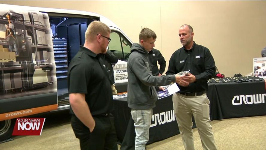 Career fair at the University of Northwestern Ohio connects companies with potential employees