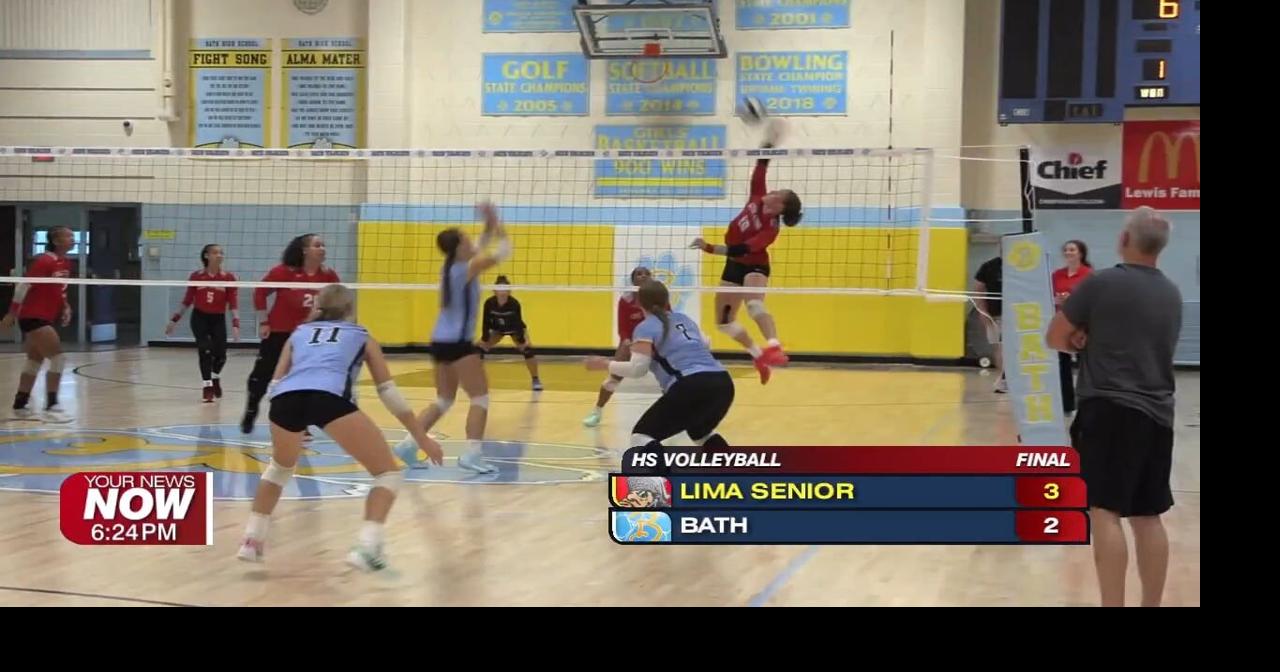 Lima Senior rallies past Bath for first volleyball win of the season