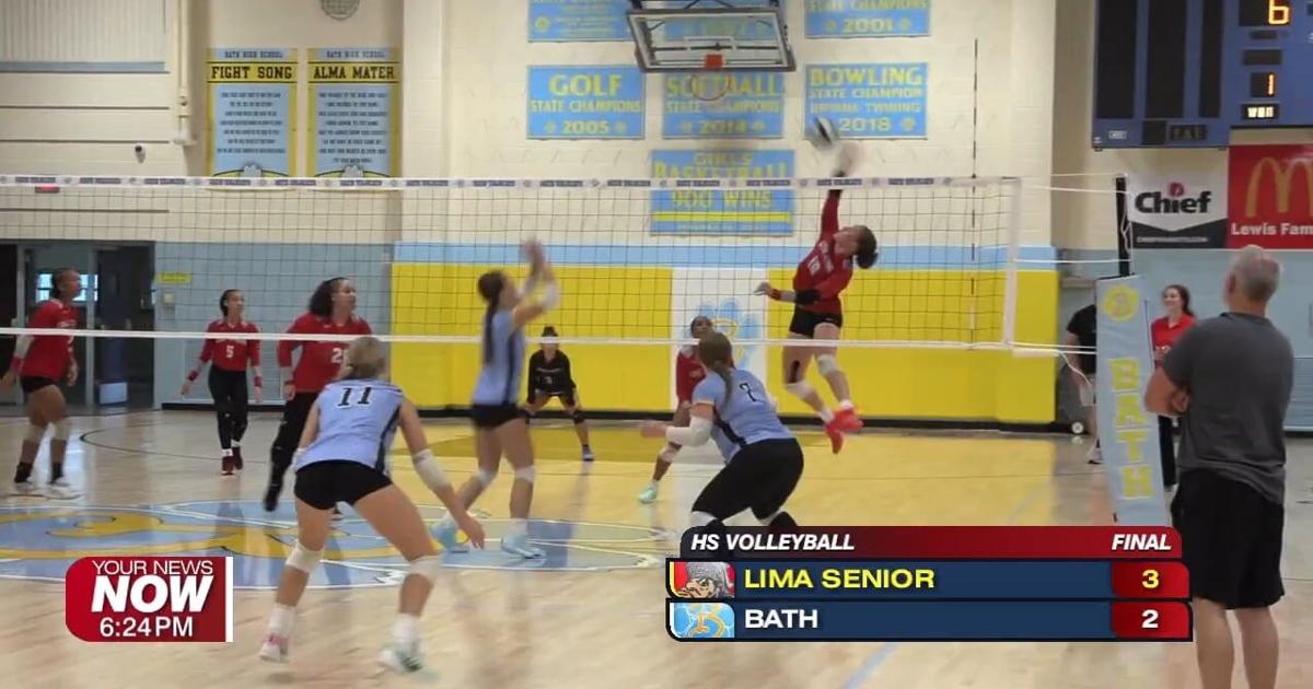 Lima Senior rallies past Bath for first volleyball win of the season