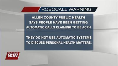 Allen County Public Health warns of impersonating scam phone call