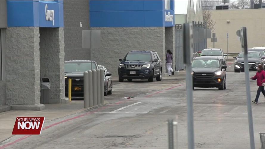 Customers evacuated at the Walmart on Harding Highway