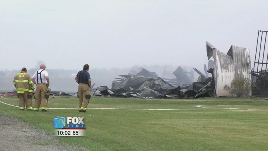 Fire destroys barn outside of Ada