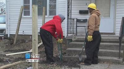 Lima Senior High students build ramp for peer