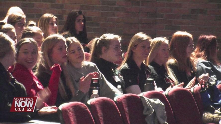 Local female high school students learn more about the STEM field