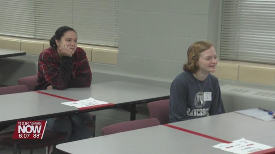 High School students learn more about anatomy during Outreach Day at St. Rita's