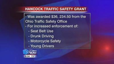 Hancock County Sheriff's Department receives grant to focus on traffic safety