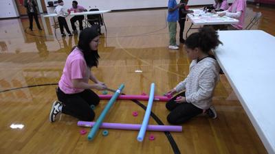 Lima Senior DECA students host Spartan Fest for mentoring program