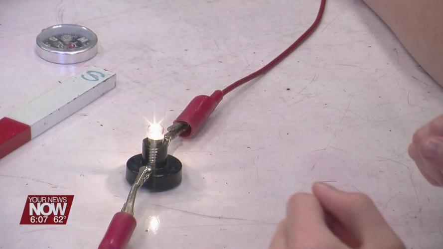 Local female high school students learn more about the STEM field