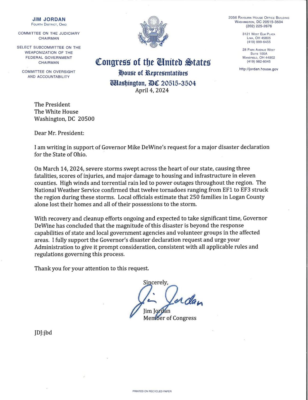 2024-04-04 JRB re Ohio disaster declaration--Logan County.pdf