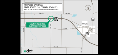 ODOT is seeking feedback on a new State Route 15 overpass project