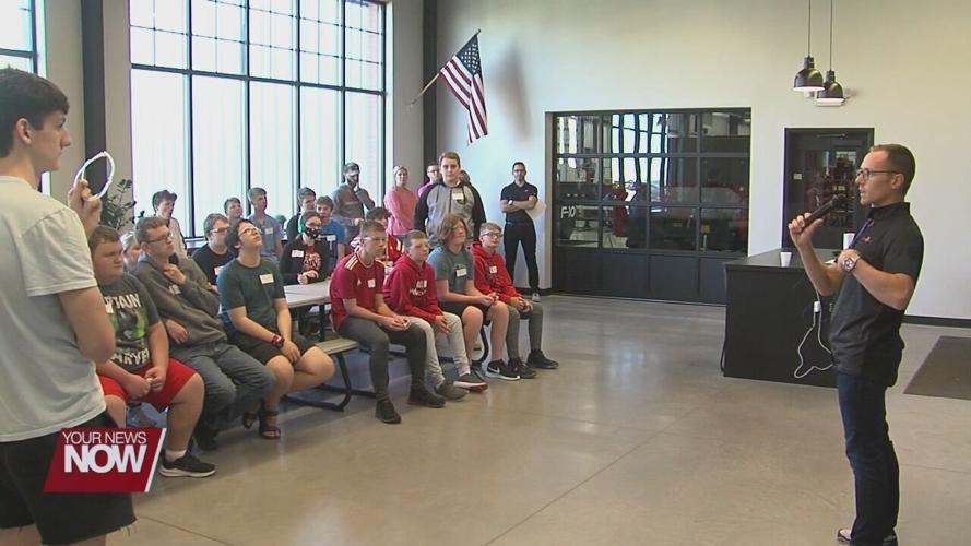 Wapakoneta students gets hands-on experience at Flex Machine Tools