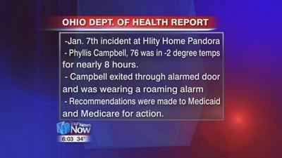 Report released on elderly woman who died due to hypothermia outside Hilty Home