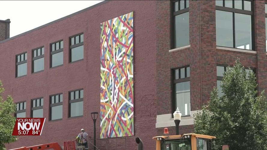 "Celebration" painting now on display in downtown Lima