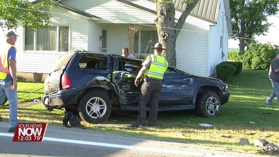 Crash outside Spencerville sends four people to the hospital