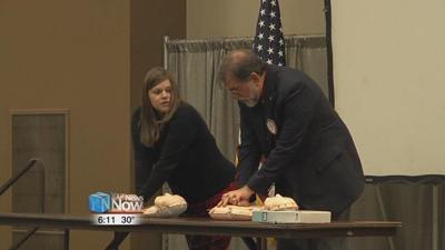 Lima Rotarians learn hands-only CPR