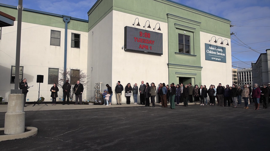 Flag-raising ceremony honors victims, calls for action against child abuse