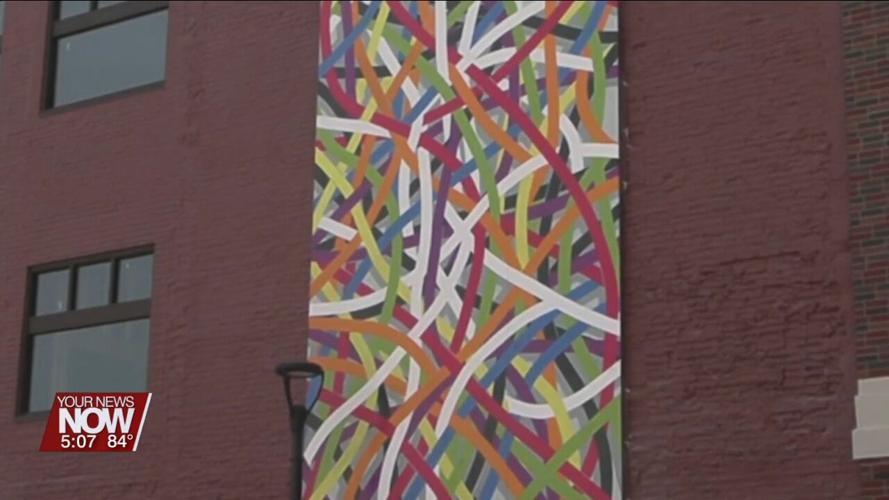 "Celebration" painting now on display in downtown Lima