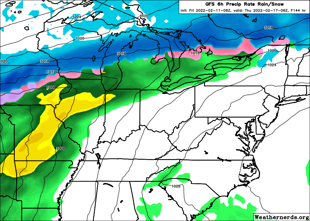 GFS Model Late Next Week