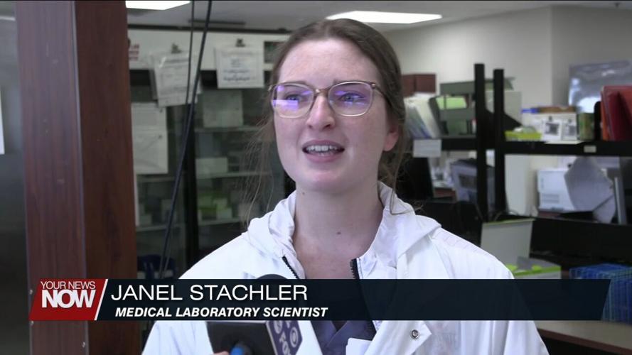 Lab workers at Mercy Health St. Rita's discuss how they got their start