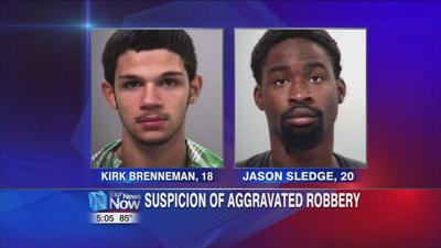 Two men arrested after a Thursday night armed robbery