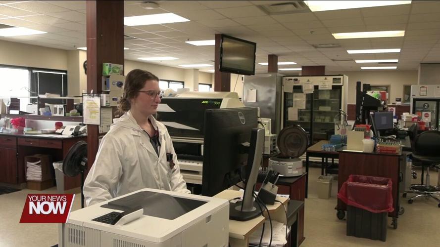 Lab workers at Mercy Health St. Rita's discuss how they got their start