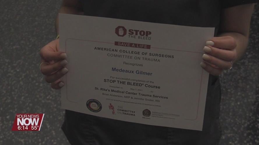 Apollo students earn their Stop the Bleed certificates