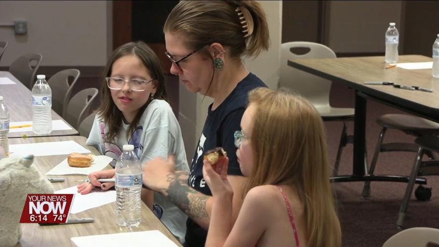 Auglaize County Library gets the creativity flowing with a sweet treat at Donuts and Drawings event