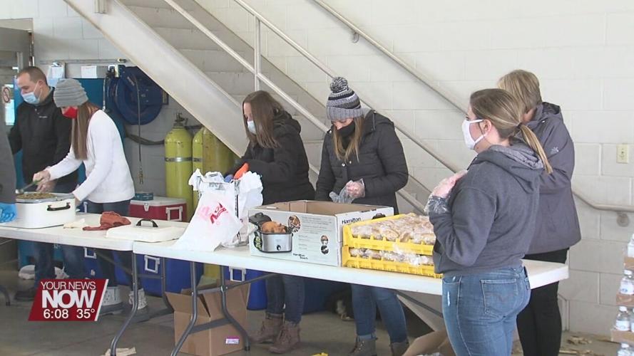 Saints Peter And Paul Catholic Church hold drive-thru dinner dinner