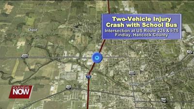 Ten injured in collision between Findlay City School bus